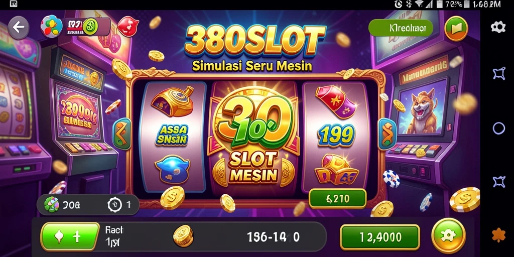 Screenshot 380SLOT menampilkan aksi slot mesin yang menarik.