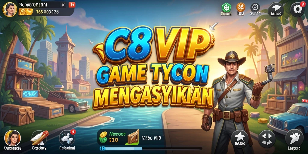 Tampilan gameplay C8VIP yang menarik dan penuh strategi.
