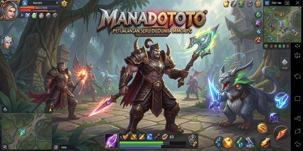 Gameplay seru MANADOTOTO dengan petualangan epik di dunia MMORPG.