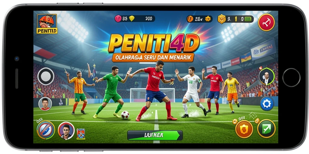 Tangkapan layar permainan <strong>PENITI4D</strong> yang menunjukkan aksi olahraga yang menegangkan.