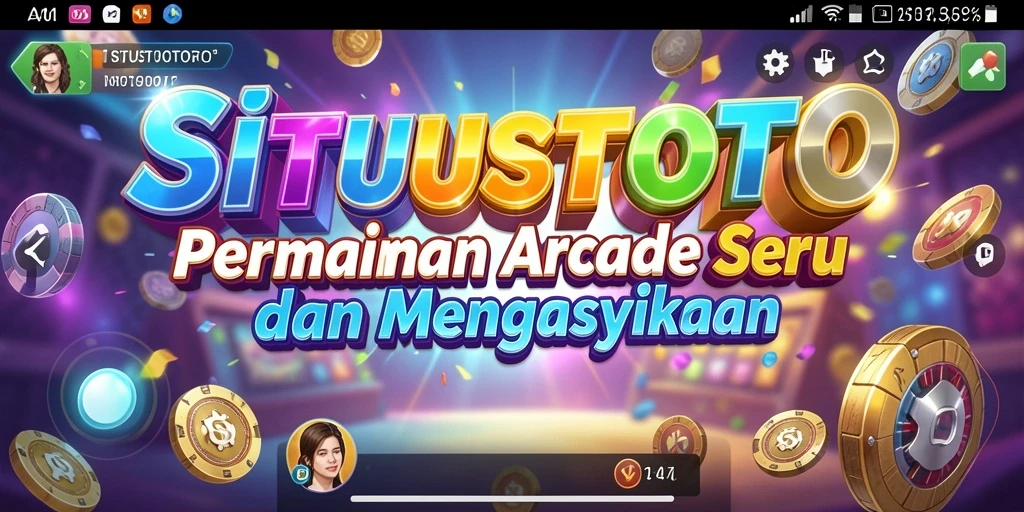 Tangkapan layar utama dari <strong>SITUSTOTO</strong> menampilkan pengalaman bermain Arcade yang mendebarkan.