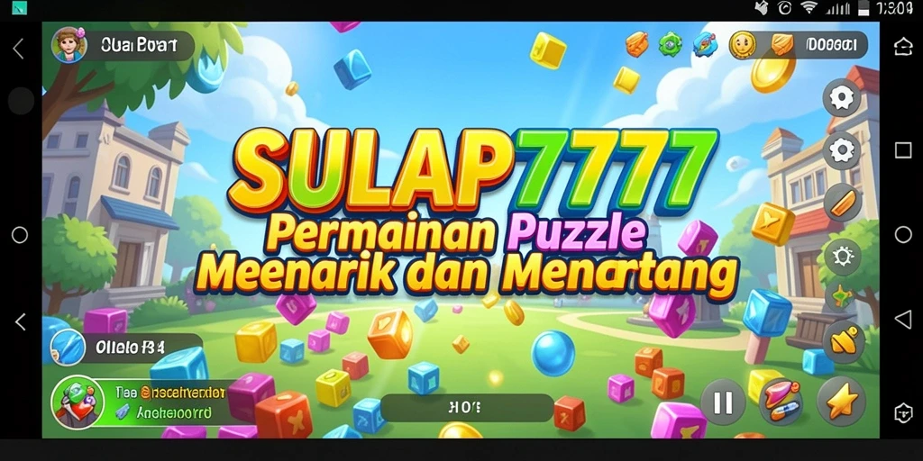 Screenshot gameplay SULAP777 menampilkan puzzle seru yang harus dipecahkan.